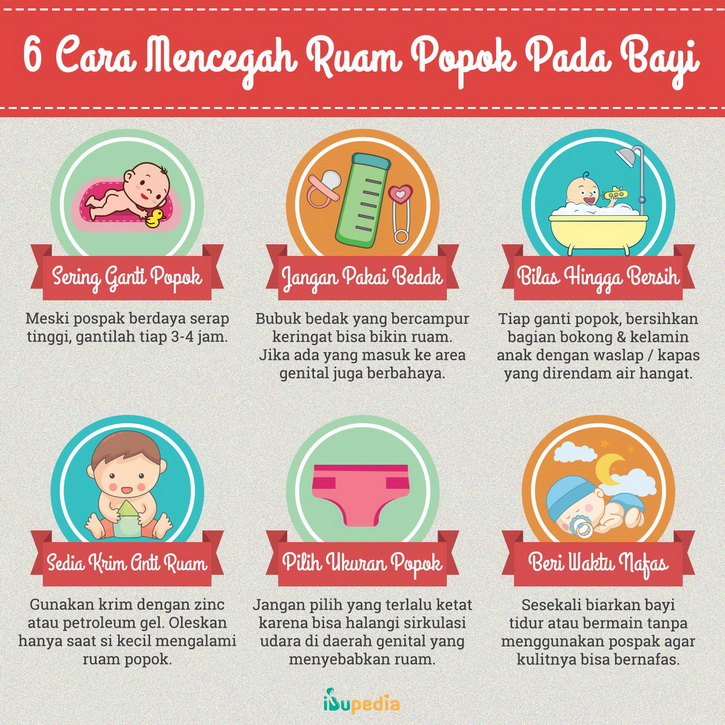 6 cara mencegah ruam popok pada bayi