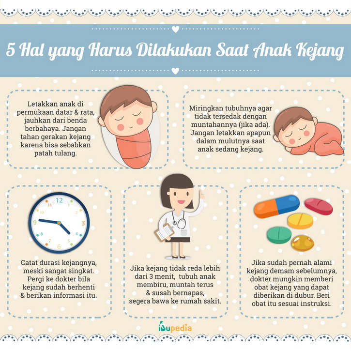 5 hal yang harus dilakukan saat anak kejang