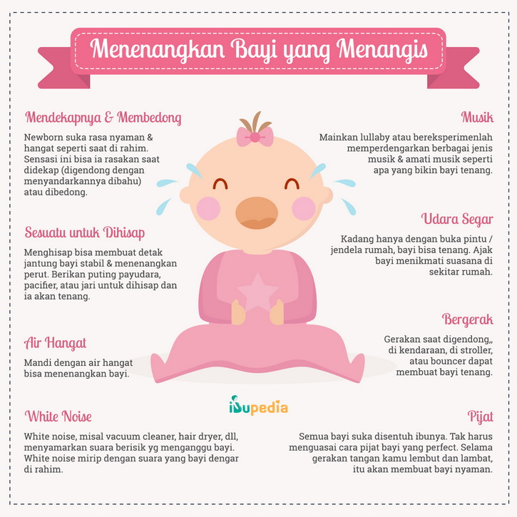 menenangkan bayi yang menangis