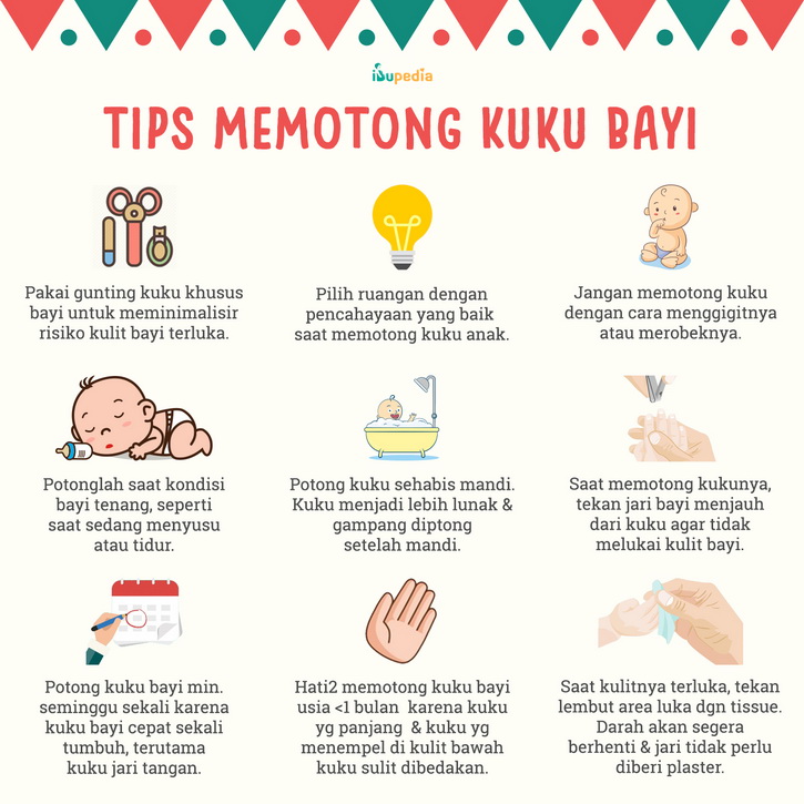 tips memotong kuku bayi