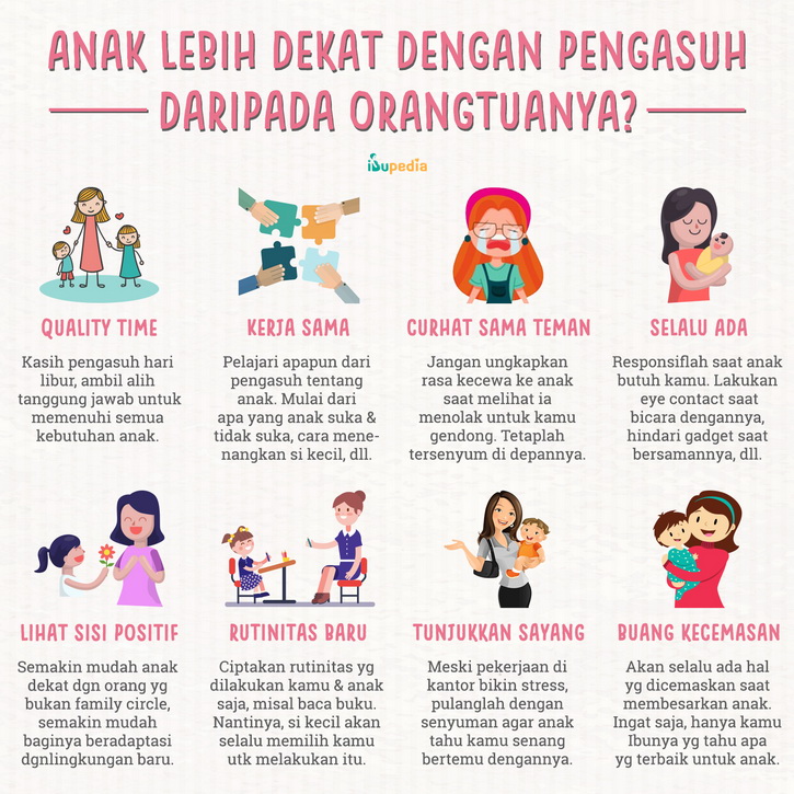 mengatasi anak dekat dengan pengasuh