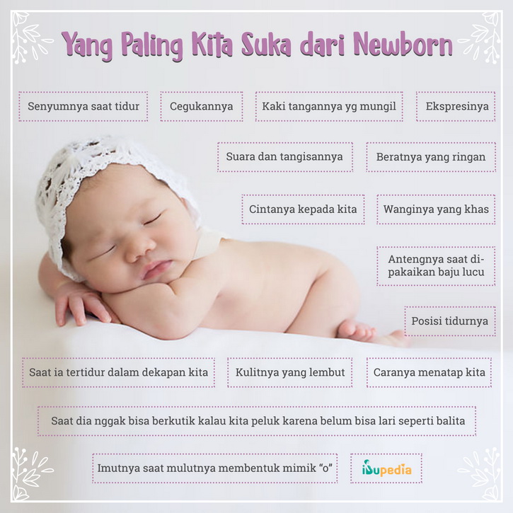 yang paling kita suka dari bayi newborn