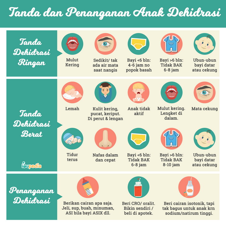 tanda dan penanganan anak dehidrasi