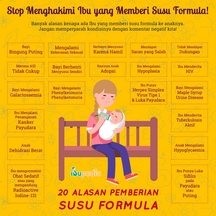 alasan ibu memberi susu formula