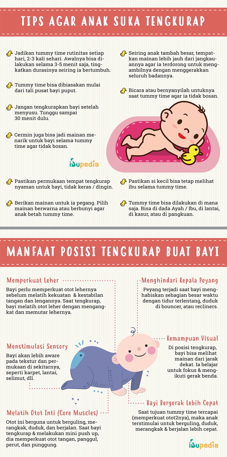 tips agar anak suka tengkurap