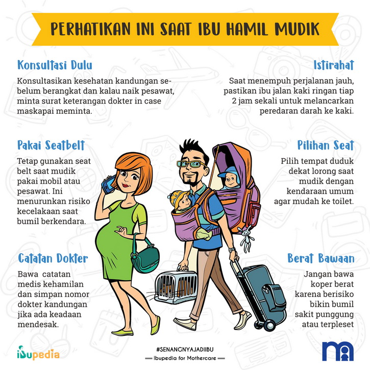 tips mudik ibu hamil