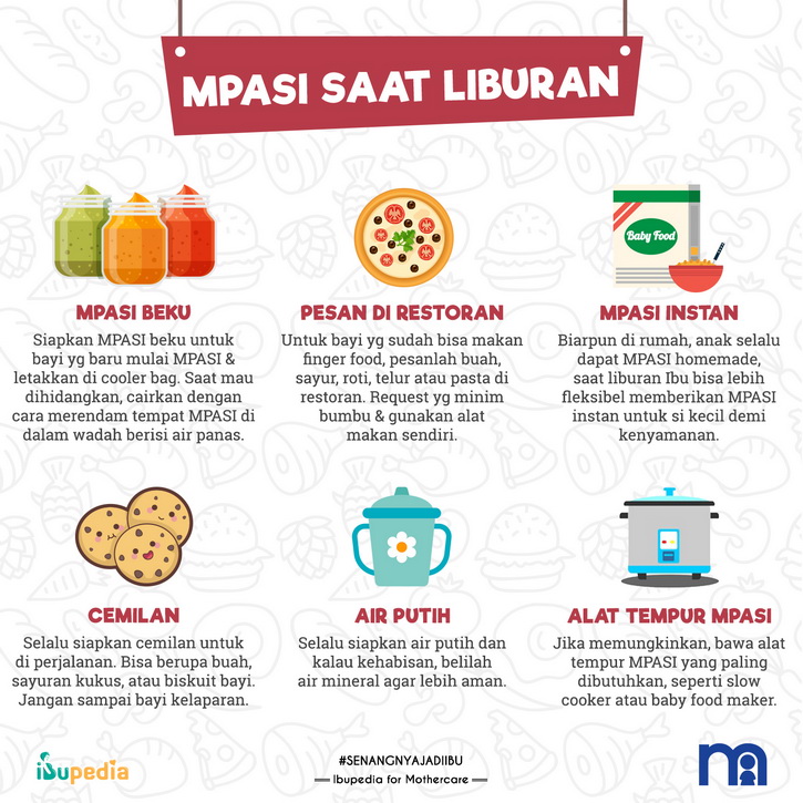 mpasi saat liburan