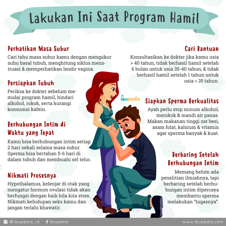 lakukan ini saat program hamil