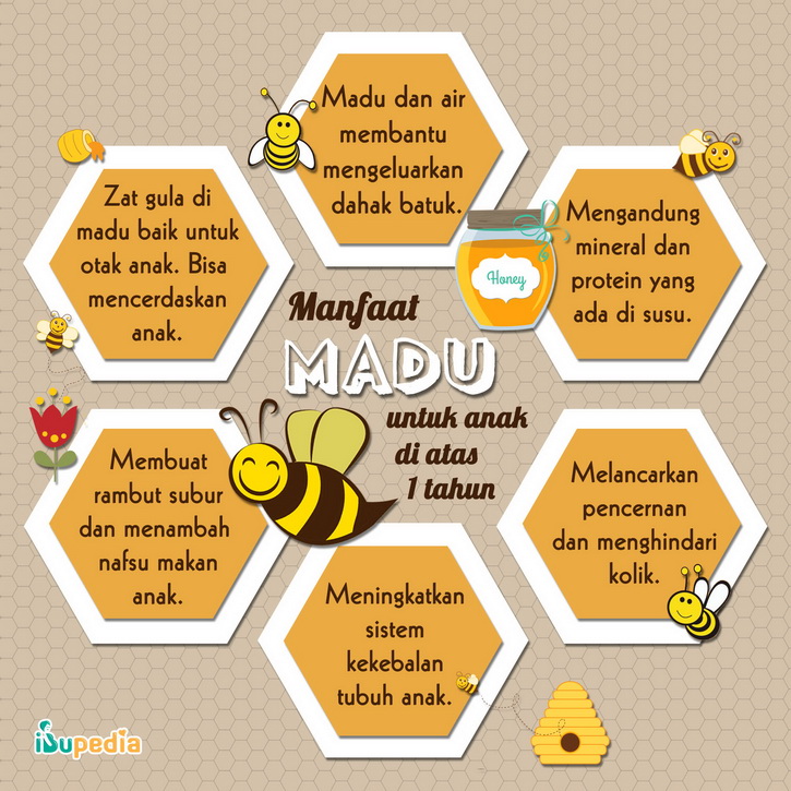 manfaat madu untuk anak di atas 1 tahun