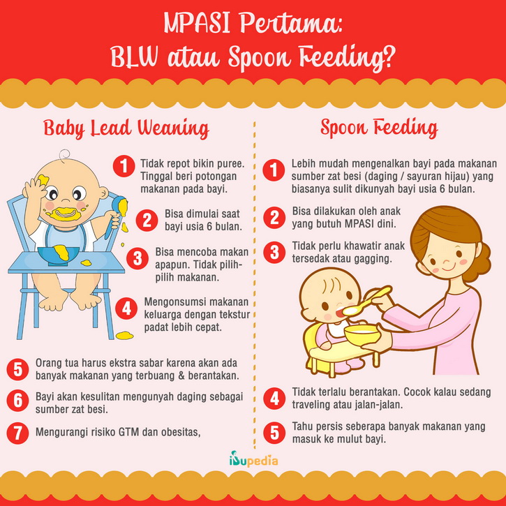 mpasi pertama blw atau spoon feeding