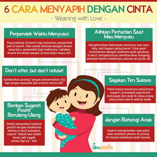 Infografis: 6 Cara Menyapih dengan Cinta