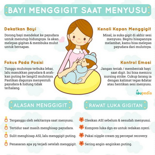 Infografis: Bayi Menggigit Saat Menyusu