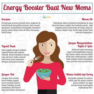 Infografis: Energy Booster buat New Moms