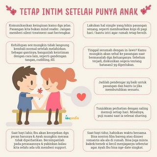 Infografis: Tetap Intim Setelah Punya Anak