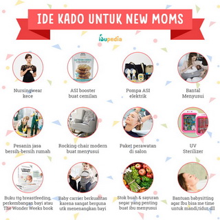 Infografis: Ide Kado untuk New Moms