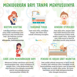 Infografis: Menidurkan Bayi Tanpa Menyusuinya