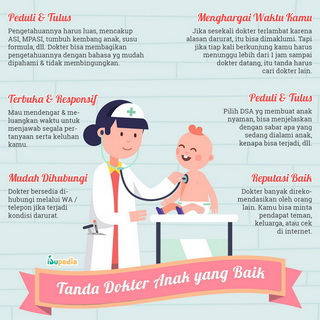 Infografis: Tanda Dokter Anak yang Baik