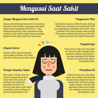 Infografis: Menyusui Saat Sakit