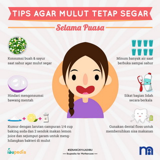 Infografis: Tips Agar Mulut Tetap Segar Selama Puasa