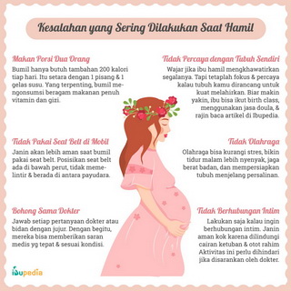 Infografis: Kesalahan yang Sering Dilakukan Saat Hamil