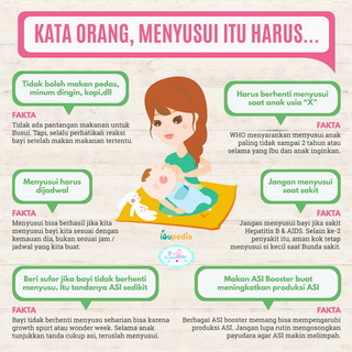 Infografis: Kata Orang, Menyusui Itu Harus…