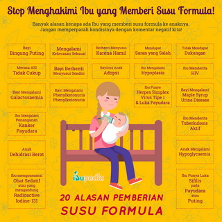 Infografis: Alasan Ibu Memberi Susu Formula