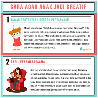 Infografis: Cara Agar Anak Jadi Kreatif