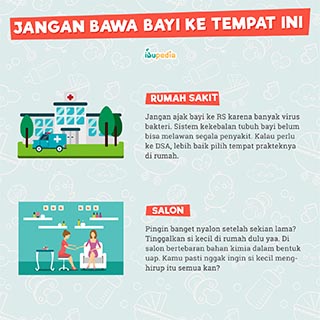 Infografis: Jangan Bawa Bayi ke Tempat Ini