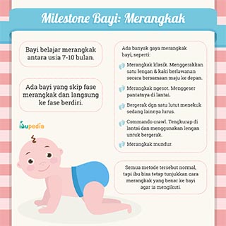 Infografis: Membantu Bayi Merangkak