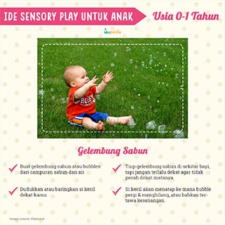 Infografis: Ide Sensory Play untuk Anak