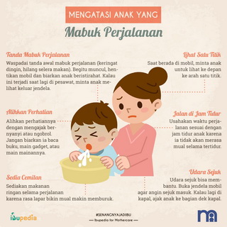 Infografis: Mengatasi Mabuk Perjalanan Pada Anak