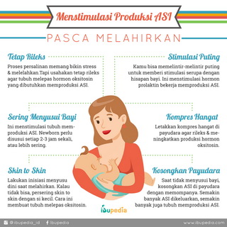 Infografis: Menstimulasi Produksi ASI Pasca Melahirkan