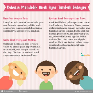 Infografis: Rahasia Mendidik Anak Agar Tumbuh Bahagia