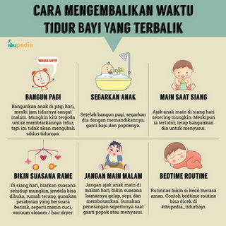 Infografis: Cara Mengembalikan Waktu Tidur Bayi yang Terbalik