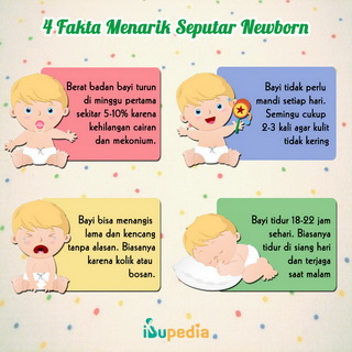 Infografis: 4 Fakta menarik Seputar Newborn