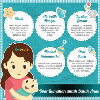 Infografis: Obat Rumahan untuk Batuk Anak