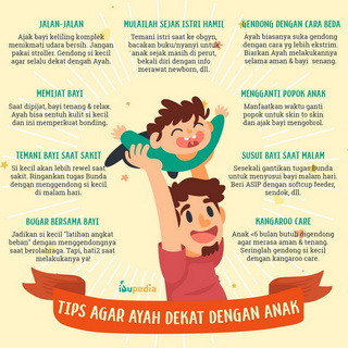 Infografis: Tips Agar Ayah Dekat dengan Anak