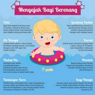 Infografis: Mengajak Bayi Berenang