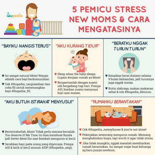 Infografis: 5 Pemicu Stress New Moms dan Cara Mengatasinya
